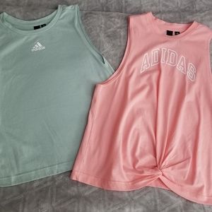 2 Adidas tanks